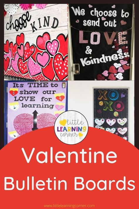 Get ready for Valentine's Day with these creative valentine bulletin board ideas for the classroom. Door displays and... #valentinesday #bulletinboards #bulletinboard #doordisplay Kindness Theme Bulletin Boards, February Kindness Bulletin Board, February Bulletin Board Ideas Kindergarten, Valentines Day Poster Board Ideas, Valentine Bulletin Boards For School, Kindness Door Decorations Classroom, Love Bulletin Board Ideas, February Bulletin Board Ideas Preschool, February Bulletin Board Ideas For School