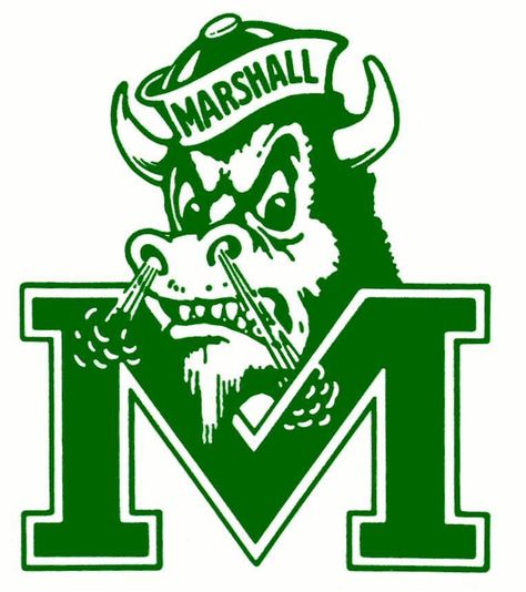 Marshall Thundering Herd. Huntington, WV. Marshall University. Go Herd! Marshall Football, College Football Logos, Football Board, Virginia Photography, Peach Bowl, Football Usa, Usa University, Marshall University, Bowl Game