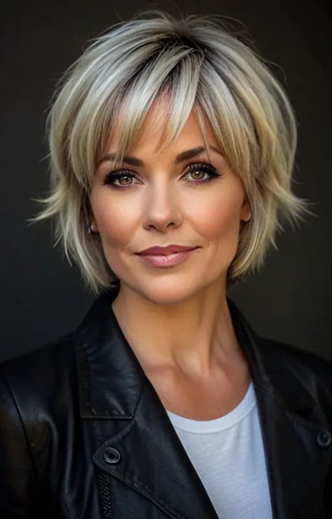 Razor Haircuts For Women Short, Sassy Bob Haircut Over 40, 50 Plus Hairstyles Over 50 Older Women, Razor Cuts For Women, Over 50s Hairstyles, Middle Aged Woman Haircut, Razor Cut Bob For Fine Hair Short, Short Hairstyle Women Round Face Bob Haircuts Thick Hair Straight, Sassy Haircuts For Women Over 50