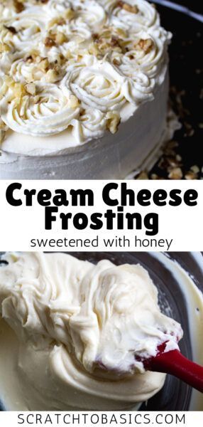 Are you looking for a cream cheese frosting that is free from refined sugar? This is the recipe for you! Sweetened with honey and delicious! Honey Sweetened Frosting, Cream Cheese Frosting With Honey, Cream Cheese Honey Frosting, Honey Icing Recipe, Gluten Free Cream Cheese Frosting, Paleo Cream Cheese Frosting, Low Sugar Cream Cheese Frosting, Honey Cream Cheese Frosting, Cream Cheese Frosting Healthy