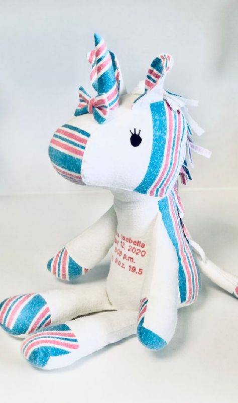 Elephant Birth, Unicorn Photo, Hospital Blankets, Unicorn Photos, Personalized Stuffed Animals, Baby Stats, Custom Baby Blanket, Animal Blanket, Unicorn Horse