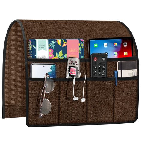 Household Storage Caddies, Couch Recliner, Bedside Caddy, Remote Control Holder, Remote Holder, Pocket Storage, Tv Remote Controls, Household Organization, Couch Chair