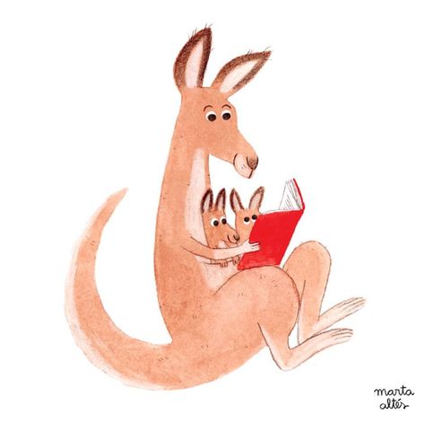 Kangaroo Image, Pancake Brunch, Kangaroo Craft, Kangaroo Drawing, Joey Kangaroo, Kangaroo Illustration, Kangaroo Art, Animal Illustration Kids, Animal Antics