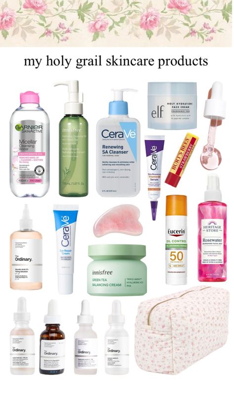 Innisfree Skincare, Cerave Skincare, Amazon Skincare, Cute Quick Hairstyles, Best Skincare Products, Skin Care Routine Steps, Beauty Skin Care Routine, Normal Skin, Glycolic Acid