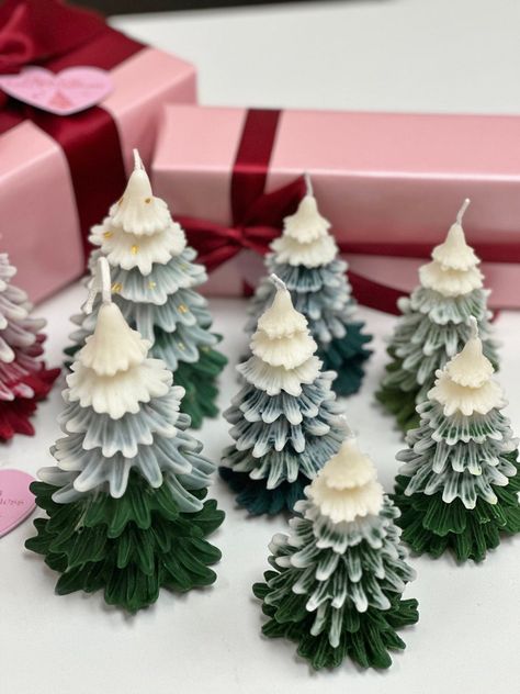 Cute Christmas Tree Candle Christmas Candle Christmas Home - Etsy Christmas Tree Scent, Sweet Candles, Soya Mumu, Home Decor Christmas Gifts, Tree Candle, Large Christmas Tree, Christmas Tree Candles, Unique Christmas Gift, Cute Christmas Tree