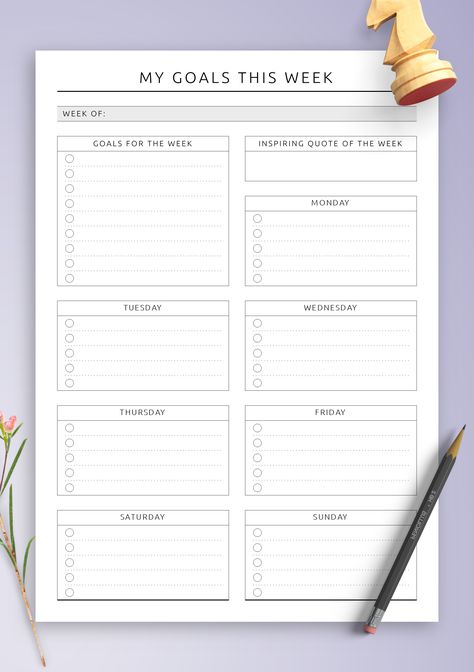 Goals Template Aesthetic, Stationary Diy, Exam Planner, Weekly Planner Print, Masonic Gifts, Bloc Note, Goals Printable, Goal Planner Printable, 2023 Planner