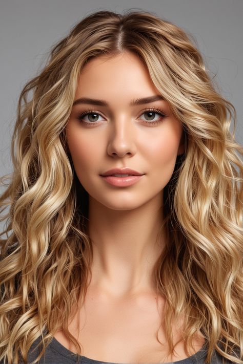 30 Beach Waves Hairstyles  - Stylish Hair Ideas Beach Waves Hairstyles, Beach Wave Perm, Messy Beach Waves, Beach Waves Tutorial, Wavy Beach Hair, Beachy Waves Hair, Permanent Waves, Wave Perm, Bright Blonde Hair