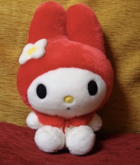 Hello Kitty Plush Icon, Hello Kitty Strawberry Plush, My Melody Plush Pattern, Pekkle Plush, My Melody Stuffed Animal, Red My Melody, My Melodi, Hello Kitty Doll, My Melody Plush