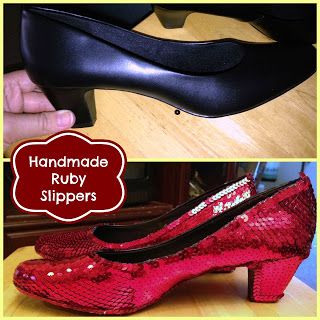 Diy Ruby Slippers, Decoupage Shoes, Slippers Diy, Wizard Of Oz Play, Wizard Of Oz Decor, Oz Costume, Girly Crafts, Ruby Red Slippers, Halloween Things