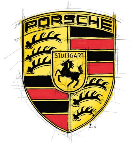 Saatchi Art is pleased to offer the Art Print, "Porsche emblem sketch," by Pablo Franchi. Art prints are available from $120 USD. Archival inks on Fine Art Paper, Canvas. Size is 24 H x 24 W in. Car Art Porsche, Porsche Logo Drawing, Porsche Pop Art, Car Drawing Porsche, How To Draw A Porsche, Porshe Drawing Art, Porsche Painting Canvas, Porsche Drawing Easy, Porsche Drawing Sketch