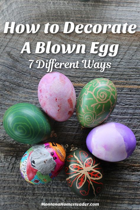 How to decorate blown eggs 7 ways circle of colorful blown eggs dyed purple pink eggs Pysanky eggs detailed wax resist designs permanent marker detailed drawing on blown egg painting blown eggs Blown Easter Egg Decorating, Blown Eggs Diy, Hollow Eggs Diy, Blown Egg Ornaments Diy, Blown Eggs Decorating Ideas, Egg Carton Art, Confetti Eggs, Tarot Card Artwork, Blown Eggs