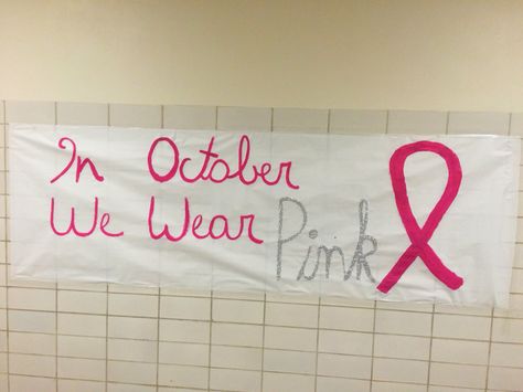 Pink-out game Dig Pink Poster Ideas Volleyball, Pink Out Hallway School, Pink Out Decorations, Pink Out Game Ideas, Pink Out Poster Ideas, Pink Out Posters Volleyball, Pink Out Volleyball Posters, Pink Out Game Posters, Pink Out Signs