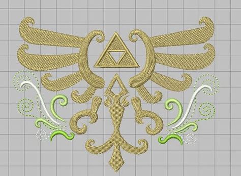 Hey, I found this really awesome Etsy listing at https://www.etsy.com/listing/399187753/zelda-embellished-crest-machine Zelda Embroidery, Crest Embroidery, Royal Crest, Embroidery Motif, Machine Pattern, Design Master, Embroidery Motifs, Machine Embroidery Applique, Crafts With Pictures