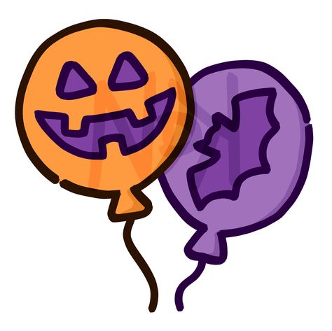 Halloween Balloons Sticker #sticker #pegatina #Halloween #Balloon #WIP #globo #halloweenballoon #digitaldrawing #dibujodigital #pumpkin #bat #muerciélago #calabaza #kofi #ninfadelkofi Ballon Drawing, Globos Halloween, Halloween Balloon, Stickers Shop, Halloween Balloons, Sticker Shop, Halloween Party, Digital Drawing, Bat