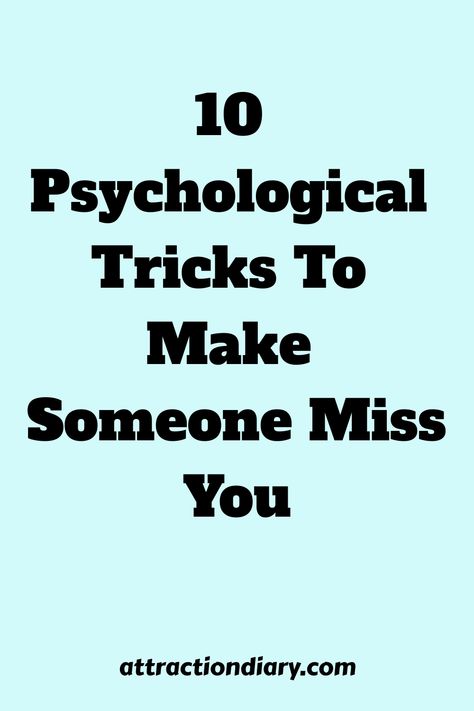 Unlock the secrets of making someone miss you with a fascinating dive into the psychology behind it. Delve deep into this must-read article for all the insights! How To Seem More Mysterious, How To Not Miss Someone, How To Make Someone Miss You, What To Do When You Miss Someone, Psychological Facts Interesting Feelings, Psychology Facts About Love, Fun Facts About Love, Facts About Dreams, Psychological Tricks