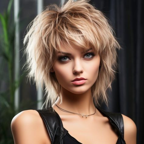 Viral Haircut, Fringe Haircuts, Bob Pixie Haircut, Shaggy Fringe, Short Bob Pixie, Wispy Fringe, Rocker Hair, Bob Pixie, Short Shaggy Haircuts