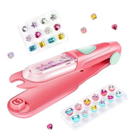 Amazon.com: Hair Gem Stamper Kit, Bling Hair Jewels for Girls Toys, Hair Styling Tool with Reusable Shining Diamonds, Birthday Gifts Toys for Girls Ages 3 4 5 6 8 -12 : Toys & Games Christmas Gifts For Girls 6-8, Girls Toys 6-8, Bling Hair, Hair Styling Tool, Hair Kit, Girls Toys, Hair Jewels, Christmas Gifts For Girls, Age 3