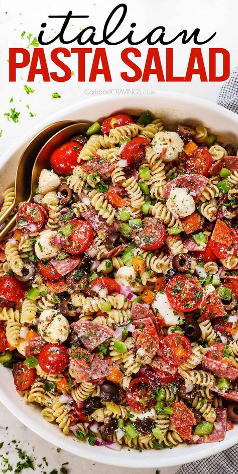 Zesty Italian Pasta Salad Best Pasta Salad Dressing Recipe, Pickel Salad, Good Seasons Italian Dressing Recipes, Easy Pasta Salad Recipes With Italian Dressing, Pasta Salad With Meat, Pasta Salad Recipes With Italian Dressing, Best Italian Dressing, Italian Dressing Pasta, Best Italian Pasta Salad