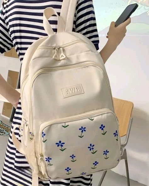 Cute Aesthetic Bags For School, Tas Ransel Aesthetic, Korean Backpack Aesthetic, Ransel Aesthetic, Tas Ransel Korean Style, Tas Sekolah Korean Style, Bag Aesthetic School, Best Backpacks For School, Cute Backpacks For School