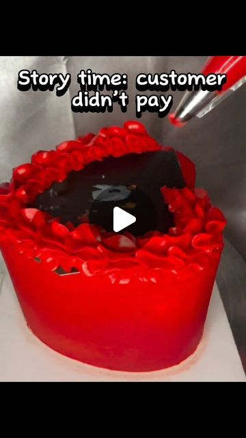 NJ CUSTOM CAKES 🎂 on Instagram: "Story time…
#njbaker #beginner #explore #cakes #jersey #growingbusiness #red #heartcake #pisces #blackhistory #blackowned #viral #support #follow #bakery #bakerstrawberry #yummy #sweetsupply #queen #designer #gemini #storytime #summer #anniversary" Heart Cake, Grow Business, Story Time, Custom Cakes, Instagram Story, Queen, Cake, Red, Instagram