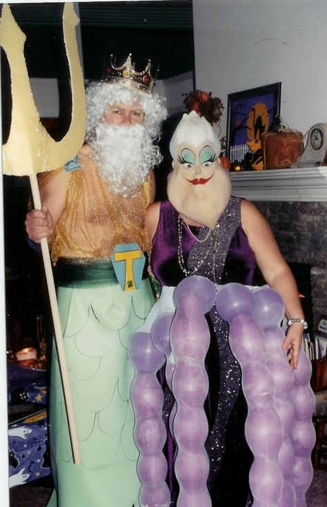 King Triton and Ursula balloon legs Triton Costume, King Triton Costume, Ursula Costume, Destination Imagination, King Triton, Mermaid Costumes, Diy Costume, Halloween 2015, Halloween 2016