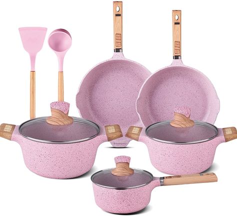 Nonstick Pans, Pans And Pots, Kitchen Cookware Sets, Induction Cookware, Nonstick Cookware Sets, Frying Pans, Silicon Utensils, Pots And Pans Sets, Cooking Set