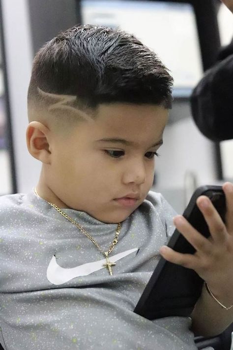 Hair Designs For Boys, Boys Haircuts With Designs, Stylish Boy Haircuts, Boys Fade Haircut, Kids Hairstyles Boys, Haircuts 2020, Boys Haircut Styles, Baby Haircut