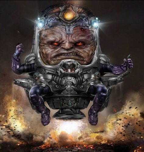 M.O.D.O.K Modok Marvel, Marvel Ultimate Universe, Mysterio Marvel, Marvel Rpg, Marvel Concept Art, Xmen Art, Comic Villains, Cartoon Artwork, Marvel Superhero Posters