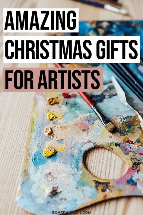 Christmas Gifts For Art Teacher, Art Teacher Christmas Gifts, Gifts For Artists Unique, Best Gifts For Artists, Gifts For Drawing Artists, Gift For Creative Person, Gifts For Painters Artists, Artist Christmas Gift Ideas, Artsy Christmas Gifts