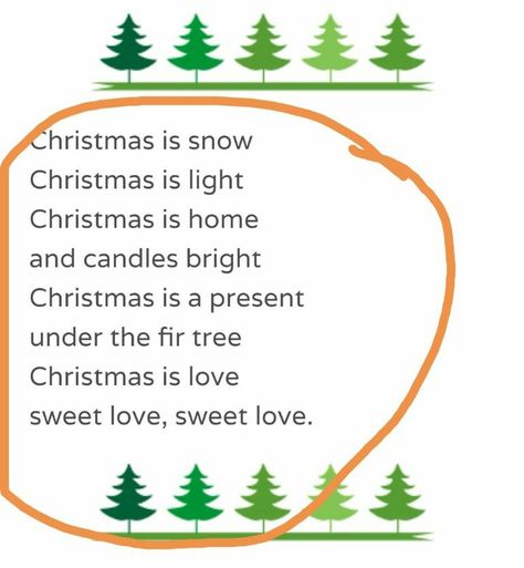 Christmas Nursery Rhymes, Christmas Poems For Kids, Xmas Poems, Short Christmas Poems, Easter Crossword, Christmas Concert Ideas, Christmas Poetry, Christmas Skits, Vows Quotes