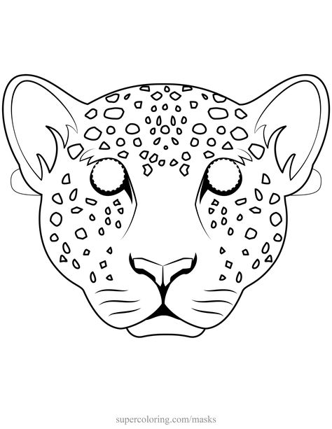 Mask Coloring Page, Animal Mask Templates, Printable Animal Masks, Animal Masks For Kids, Coloring Mask, Japanese Animals, Animal Face Mask, Printable Masks, Mask Drawing