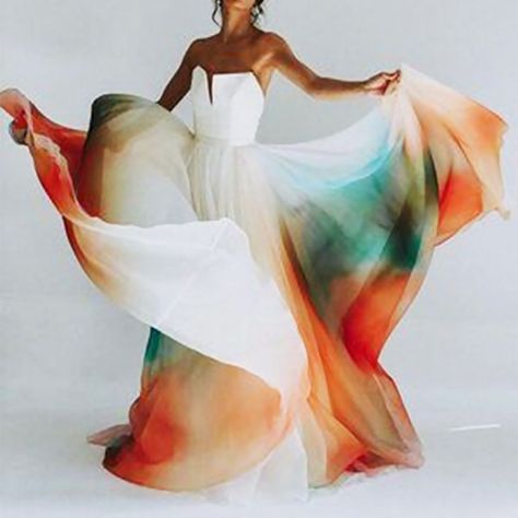 Leanne Marshall, Rainbow Skirt, Classical Dance, Fitted Maxi Dress, Plus Size Party Dresses, Rainbow Dress, Beach Maxi Dress, Lace Evening Dresses, Dance Fashion