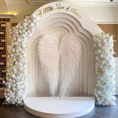 15+ Cutest Heaven Sent Baby Shower Ideas Heaven Nursery Theme, Cherub Baby Shower Theme, Heaven Sent Baby Shower Theme Decoration, Angel Baby Shower Theme, Heaven Baby Shower Theme, Heaven Sent Baby Shower Theme, Baby Shower Color Themes, Angel Baby Shower, Baby Shower Theme Decorations