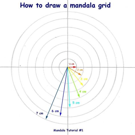 How to draw a beautiful mandala design in few simple steps Mandala Artwork Easy For Beginners, Mandala Art For Beginners Step By Step, Mandala Art Basic Patterns, Mandala Techniques, Round Mandala Design, Draw A Rainbow, Simple Mandala Design, Mandela Patterns, Mandala Tutorial