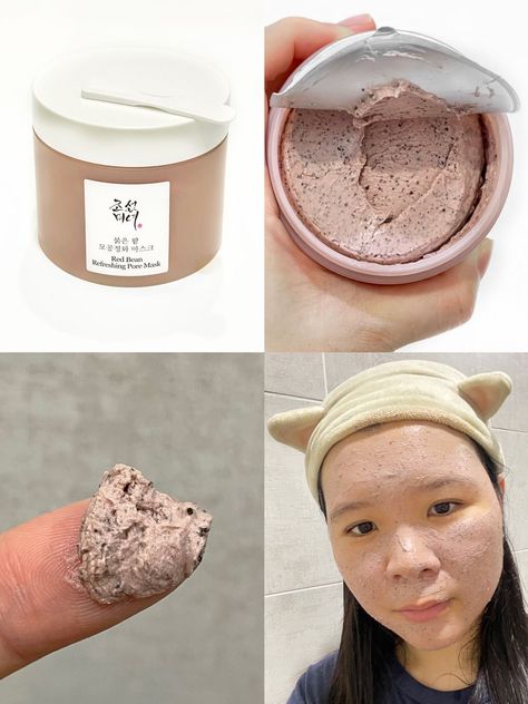 [Review] Beauty of Joseon Red Bean Refreshing Pore Mask Mask For Combination Skin, Pore Cleansing Mask, Amazing Food Platters, Face Mask For Pores, Mask Skincare, Skincare Habits, Pore Mask, Pore Minimizer, Beauty Of Joseon