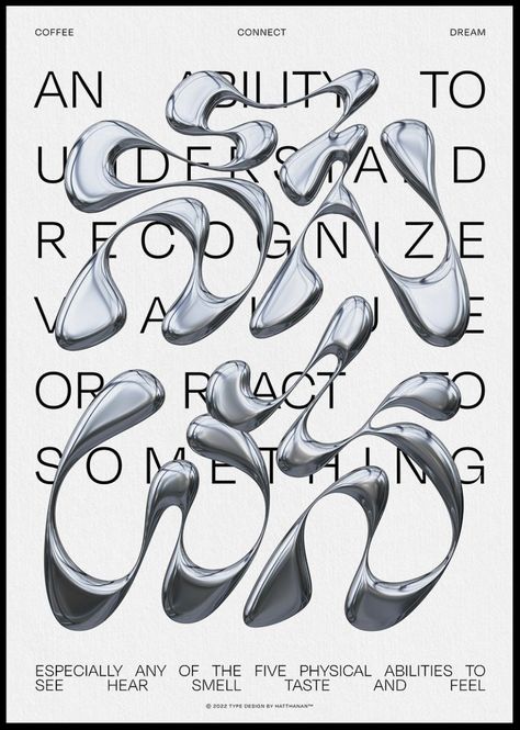 Chrome Text Graphic Design, Silver Poster Design, Eclectic Graphic Design, Chrome Branding, Chrome Graphic Design, Silver Graphic Design, Chrome Poster, Silver Poster, Acid Design