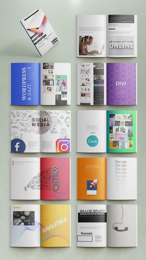 Digital Marketing Brochure, Course Brochure, Leo Club, Education Brochures, Employee Handbook, Marketing Brochure, Fashion Courses, Report Design, Design Management