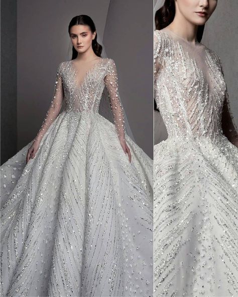 All about brads.DM us for price and details of this replica. #embroidereddresses #handembroidereddress #custommadedresses👗 #weddinggowns… Ziad Nakad Bridal, Grace Kelly Wedding Dress, Grace Kelly Wedding, Ziad Nakad, Wedding Dress Sketches, Dress Sketches, Princess Wedding, Gowns Of Elegance, Perfect Wedding Dress