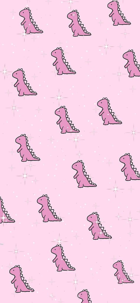 Trex Dinosaur Wallpaper, Pink Dinosaur Wallpaper, Iphone Wallpaper Blur, Dinosaur Wallpaper, Phone Wallpaper Boho, Cute Panda Wallpaper, Iphone Wallpaper Pattern, Cute Pastel Wallpaper, Cartoon Wallpaper Iphone