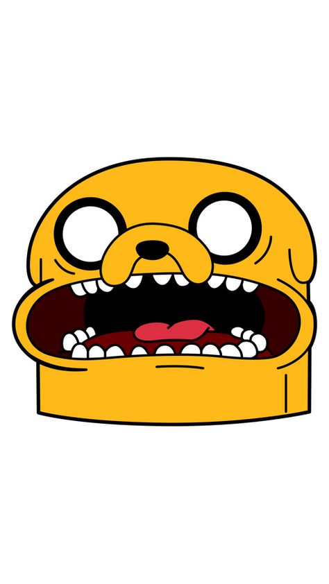 Jake hits the floor with his hands, cries, and screams because he can't do all his tasks. Let's help him with our yellow Adventure Time character! Adventure Time Screaming Jake Sticker!. Adventure Time Hands, Mr Fox Adventure Time, Adventure Time Faces, Adventure Time Face Expressions, Adventure Time Jake, Adventure Time Characters Design, Jake The Dog, Adventure Time Stickers, Fin And Jack