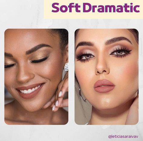 Soft Dramatic Makeup, Dramatic Outfits, Soft Classic Kibbe, Kibbe Style, Soft Dramatic, Dramatic Eye Makeup, Dramatic Style, Dramatic Makeup, Soft Autumn