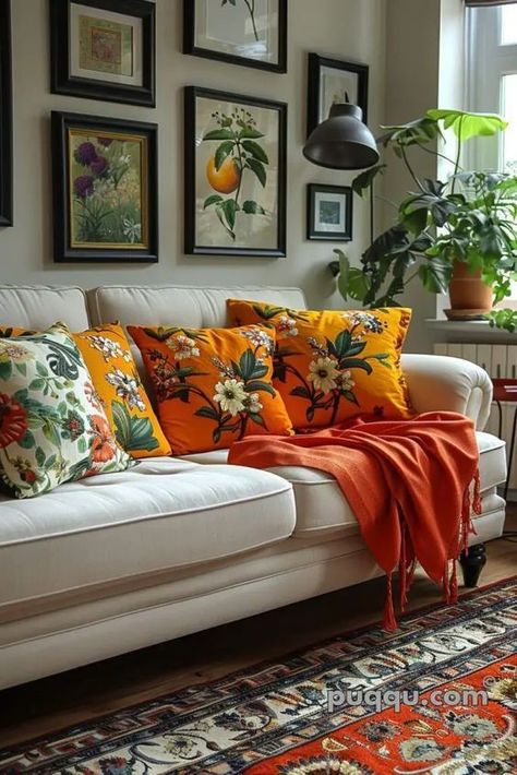 Yellow Living Room Accents, Spring Living Room Decor, Spring Living Room, Casa Country, Yellow Accents, Decor Home Living Room, A Living Room, Living Room Ideas, Home Room Design