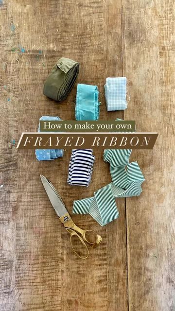 Megan Miller on Instagram: "Make your own frayed ribbon! 🎀 This is an inexpensive way to spruce up your gift wrapping game this Christmas. I used a bunch of scrap fabric I picked up from the thrift store (old sheets or pillow cases work too!). I ended up with loads of ribbon for a just a few bucks. 🙌🏻 #frayedribbon #giftwrapping #giftideas #christmasdiy #diygiftwrap #giftwrappingideas #thecottagejournal #cottagecore #bhgholiday #countryliving #christmasideas #christmasinspiration" Fabric Wrapped Presents, Diy Frayed Ribbon, Fabric Ribbon Diy, Diy Fabric Gift Wrap, Megan Miller, Old Sheets, Gift Wrap Ribbon, Fabric Gift Wrap, Scrap Fabric