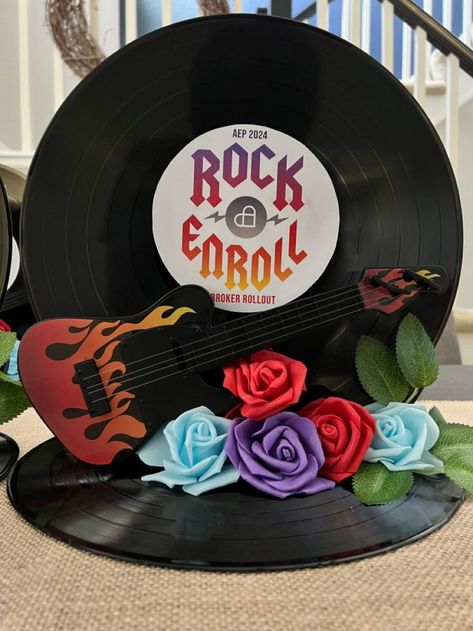 https://pin.it/YCKPancAU Vynil Record Centerpiece, Vinyl Record Table Centerpiece, Born To Rock Centerpieces, Rock And Roll Table Decor, Vinyl Record Centerpiece, Rock And Roll Party Decorations Table Centerpieces, Rock N Roll Centerpiece Ideas, Rock And Roll Centerpiece Ideas, Vinyl Record Centerpiece Ideas