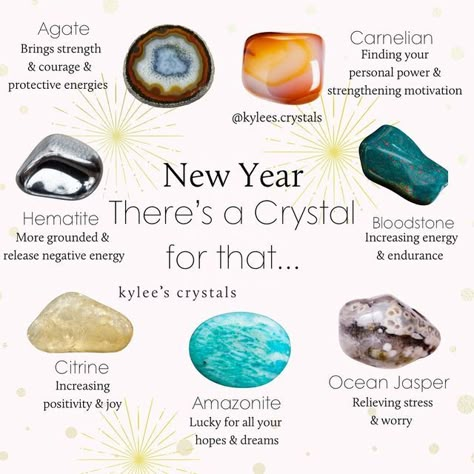 Crystals For The New Year, Crystals For New Year, Crystals New Moon, Crystal For Abundance, Best Crystals For Pisces, Spiritual Topics, Energy Stones Crystal Healing, New Moon In Pisces Crystals, Goddess Design