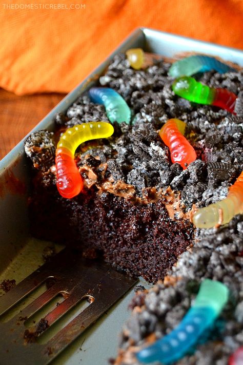 Dirt Cup Birthday Cake, Dirt Cake With Gummy Worms Easy, Dirt Cake Brownies, Dirt And Worms Cake, Dirt Cake Birthday, Easy Dirt Cups, Dirt Cake With Gummy Worms, Dirt Cake Cookies, Chocolate Dirt Cake