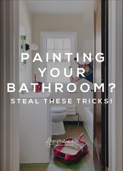 Unsure what sheen to paint your bathroom walls or how to get behind the toilet? I've teamed with Handy Products to share everything you need to know when painting your bathroom! Interior Design Small Bathroom, Asymmetrical Garland, How To Paint Behind A Toilet, Painting Bathroom Walls, Design Small Bathroom, 2024 Interior Design, Bathroom Wall Colors, Small Bathroom Paint, Camp Cabin