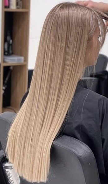 Sand Color Hair, Sand Hair Color, Long Thick Blonde Hair, Baby Blonde Balayage, Baby Lights Hair, Balayage With Bangs, Sand Blonde Hair, Balayage For Dark Brown Hair, Dark Brown Hair Rich