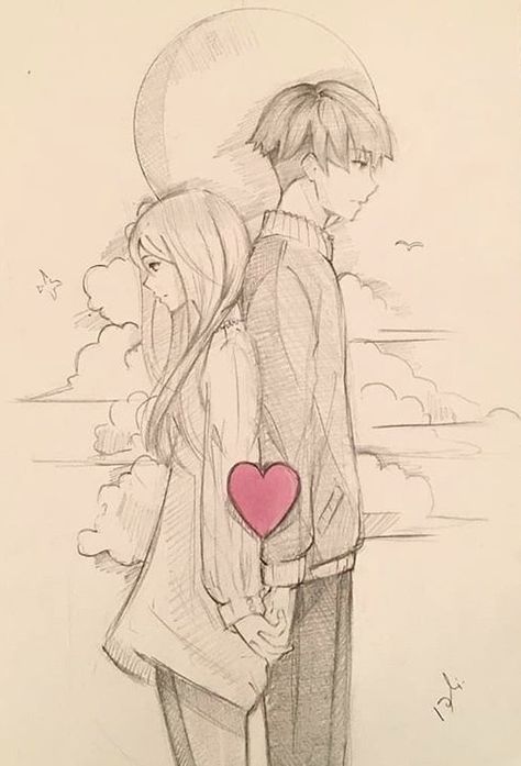 Arte Doodle, Couple Drawing, Couple Sketch, Cute Couple Drawings, Cute Couple Art, Anime Love Couple, Couple Drawings, Love Drawings, Drawing Tutorials