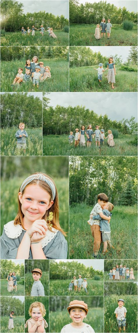 Cousins Photo Shoot Ideas, Cousins Family Pictures, Cousin Crew Photoshoot, Family Photo Park Ideas, 4 Kids Photoshoot Poses, Grandchildren Photo Shoot, 5 Kids Photoshoot, Grandkids Photo Shoot Cousin Pictures, Grandkid Photo Shoot Ideas